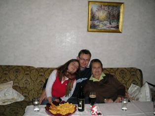 Mit Oma Weihnachten 2006